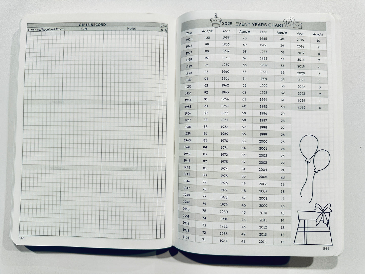 Enjoy Life 2025 (A5 Midnight Black) Limited Supply | Ready to Ship!