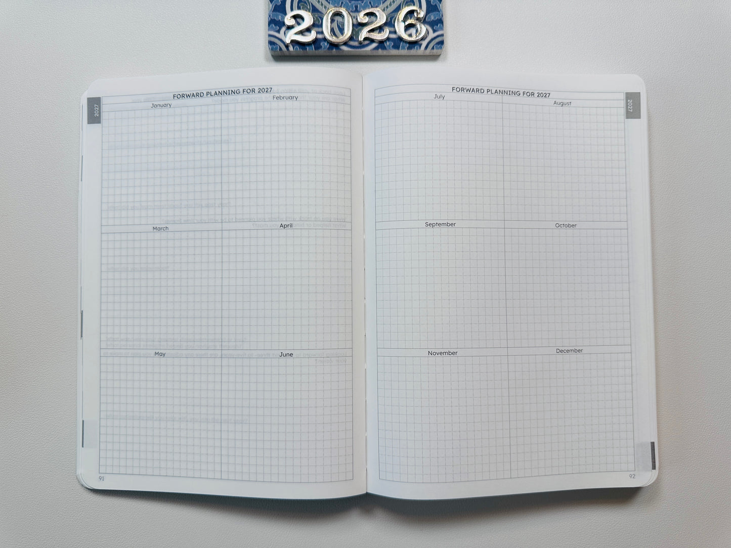 Forward Planning for 2027