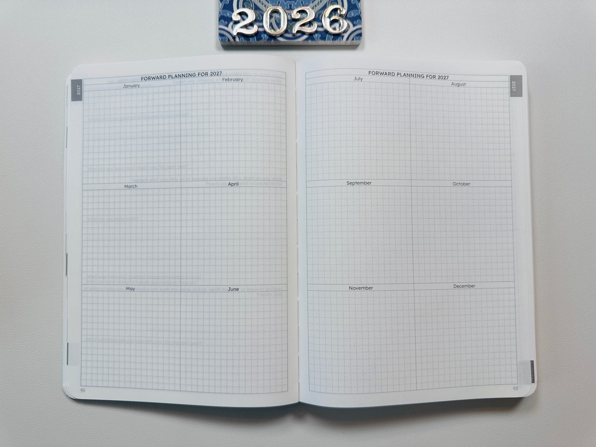 Forward Planning for 2027