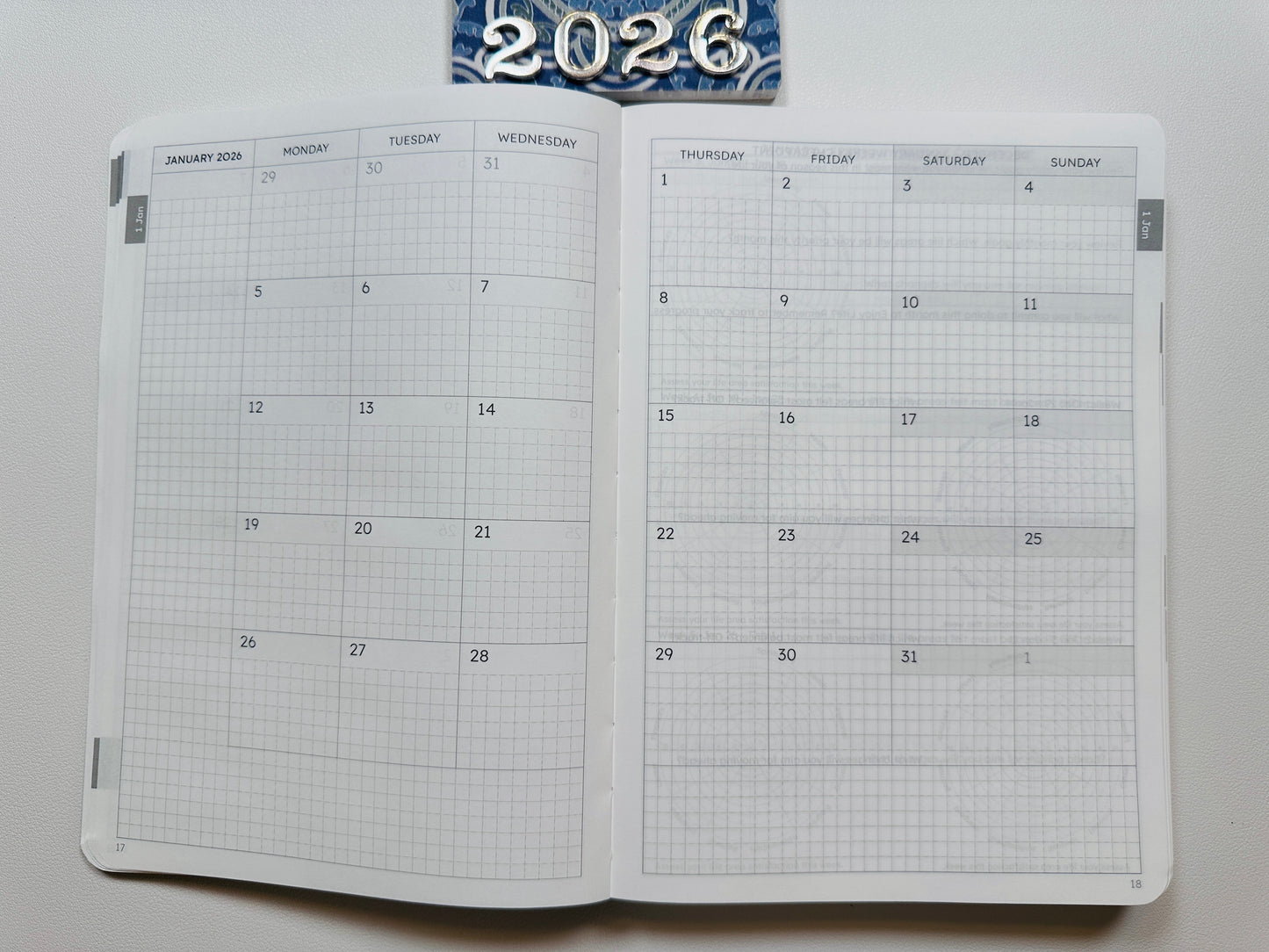 Month on Two Pages