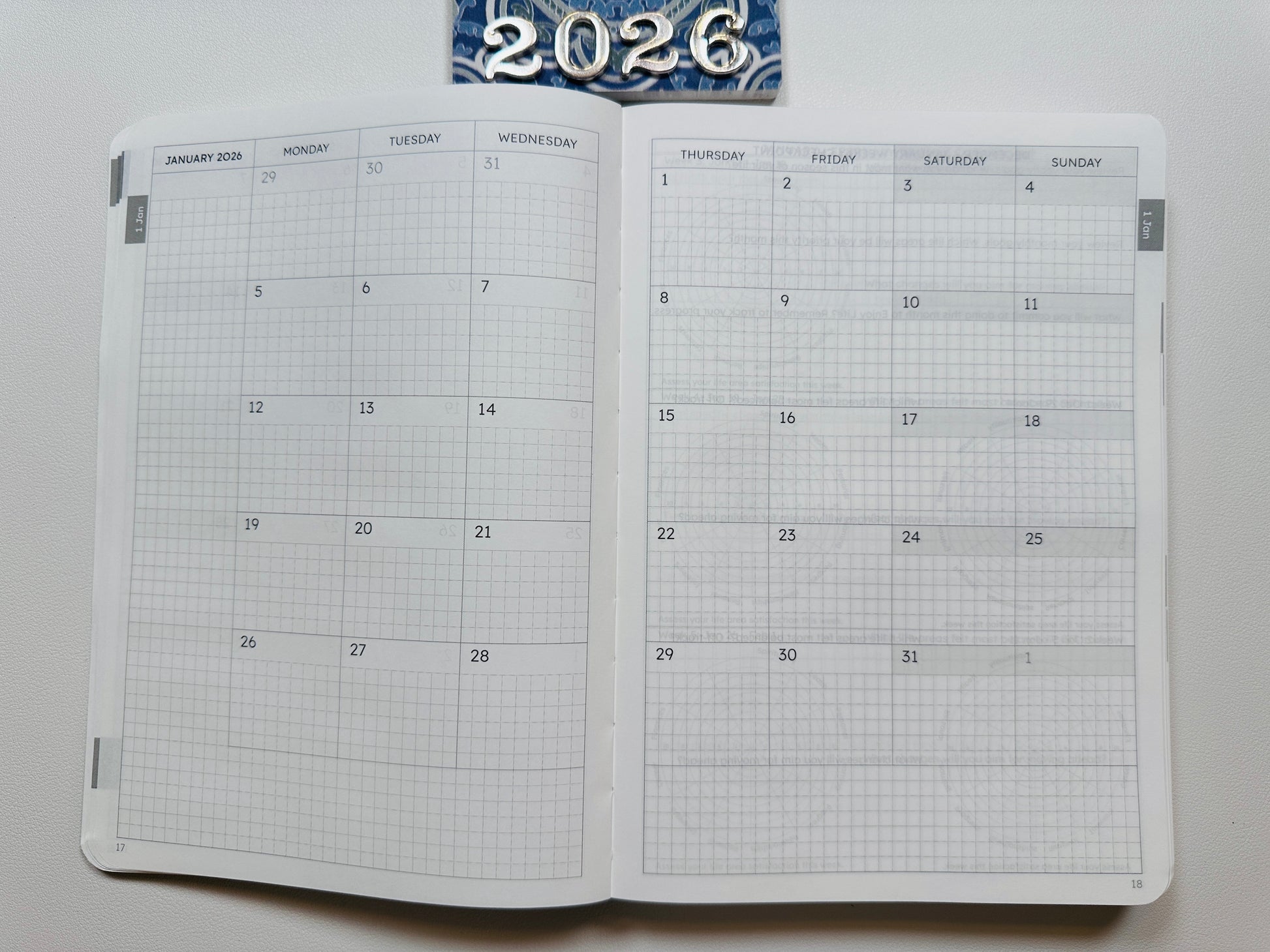 Month on Two Pages