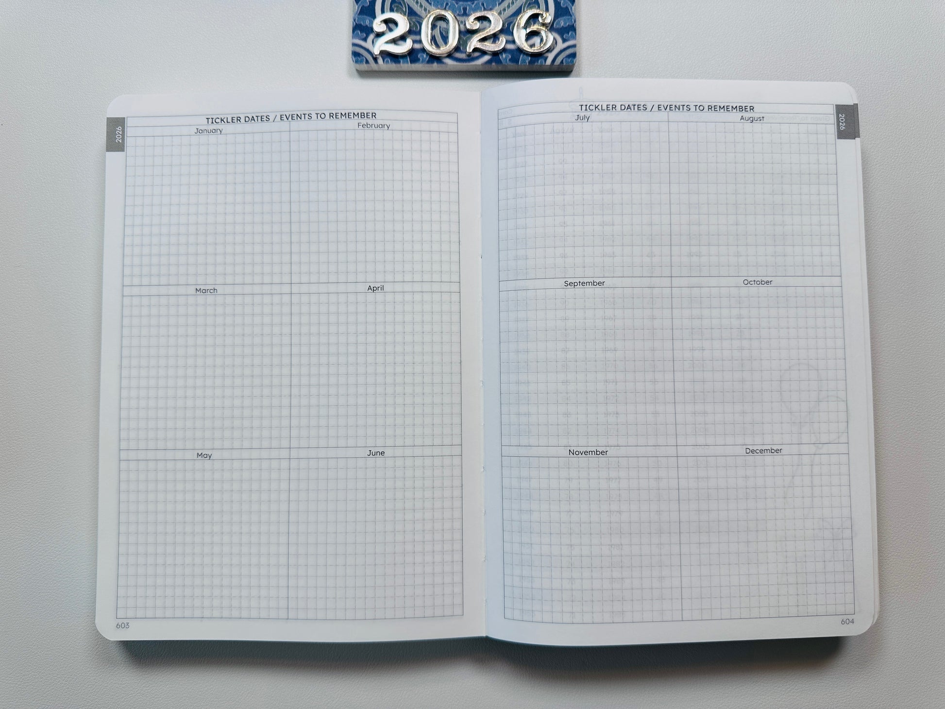 Tickler Dates/Events to Remember